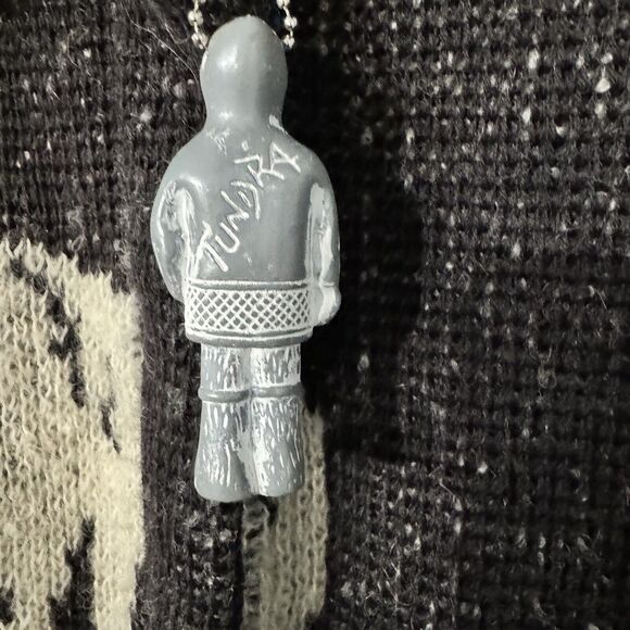 Tundra Full Zip Women's Med Heavy Wool Lined Polar Bear Jacket Y2K Parka - Picture 3 of 11